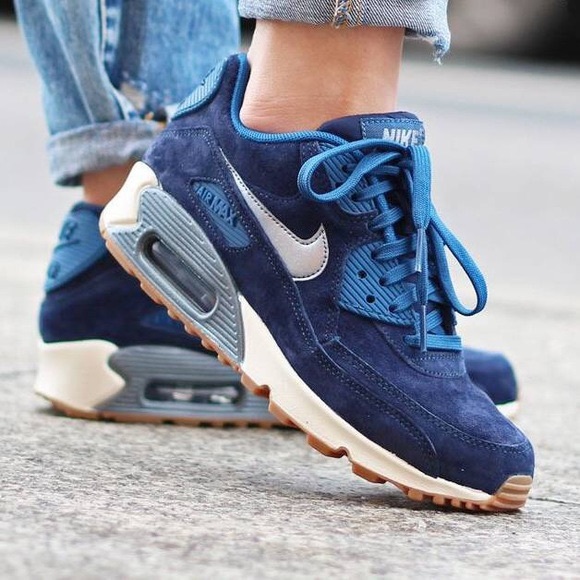 air max 90 blue suede